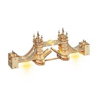 Robotime Tower Bridge medinė 3D dėlionė, 113 det.