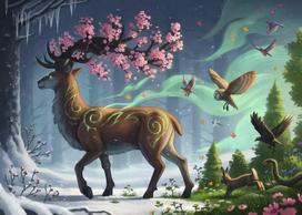 Ravensburger Deer of Spring, 1000 det.