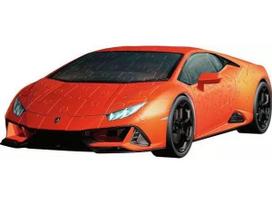 Ravensburger 3D dėlionė Lamborghini Huracán EVO-Arancio, 108 det., 11571