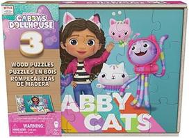 Spinmaster Games Gabby's Dollhouse 6066549, 3 dėlionės