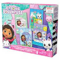 Spinmaster Games Gabbys Dollhouse 6067990, 4 dėlionės