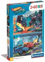 Clementoni Hot Wheels, 2 x 60 det.