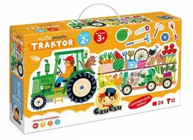 CzuCzu Moto Puzzle Traktorius ZA5555, 24 det.