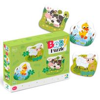 Dodo Puzzle 3W1 Ūkio gyvūnai, 3 vnt.