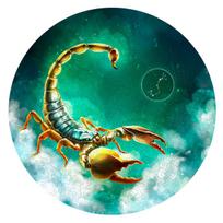 Fantasy Puzzles Skorpionas (Zodiakai) medinė dėlionė, 200 det.