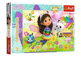 Trefl Gabby's Dollhouse Glitter 14832, 100 det.
