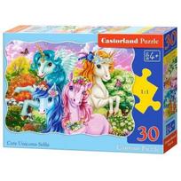Castorland Cute Unicorns Selfie B-03822-1, 30 det.