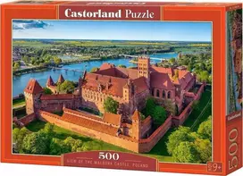 Castorland View of The Marlborg Castle, Poland B-54039, 500 det.