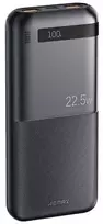 Remax RPP-71, 10000mAh, 22.5W, juoda