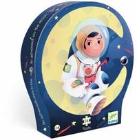 Djeco Siluetų dėlionė Astronautas mėnulyje DJ07301, 36 det.