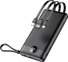 power bank 10000 mah - Veger C10, 10000mAh, juodas (black) - 1 nuotrauka