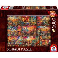 Schmidt Spiele Indulgent Escape: Traveling with Books and Wine, 2000 det.