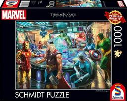 Schmidt Spiele Thomas Kinkade: Marvel - The Avengers, 1000 det.