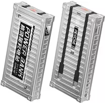 isorine baterija 20w - Wekome WP-339, 10000mAh, 22.5W, sidabrinis (silver) - 1 nuotrauka