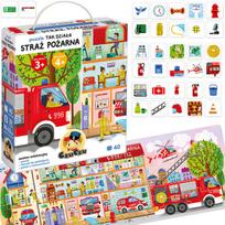 CzuCzu Taip dirba ugniagesiai, 40 det. + mokomasis plakatas