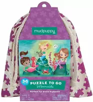 BigBuy Kids Mermaids Puzzle to Go, 36 det.