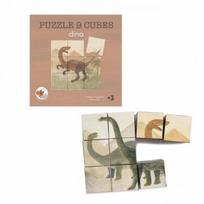 Egmont Toys Cube Puzzle Dino 570041, medinė dėlionė