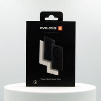 Evelatus EVEP03PBSSB 3000mAh Power Bank Super Slim with Wireless Charging, juodas