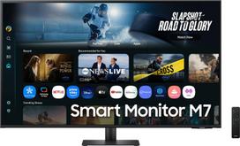 Samsung Smart AI Monitor S43FM700UU LS43FM700UUXEN 43", VA, 4K Ultra HD, 60Hz, juodas (black)