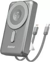 Dudao K29 10000mAh PD 20W MagSafe Power Bank, pilkas