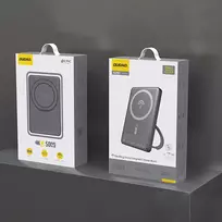 Dudao K28S, 5000mAh, 20W, PD, MagSafe, pilkas (gray)