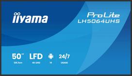 uhd 4k monitorius - iiyama ProLite LH6564UHS-B1AG 65", 4K Ultra HD, VA, 24/7, Android, Wi-Fi - 1 nuotrauka
