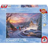 Schmidt Spiele Thomas Kinkade Studios: Disney Dreams Collection - Cinderella Bringing Home the Tree, 1000 det.