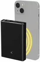 10000mah power bank - Ksix Magnetic Powerbank 10000mAh, 22.5W, juodas - 1 nuotrauka