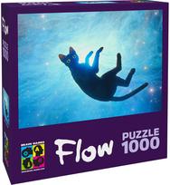 Granna FLOW Puzzle 1000 det. Juoda katė