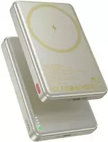 10000mah power bank - Hoco Q26A, 10000mAh, 20W, MagSafe, auksinė - 1 nuotrauka