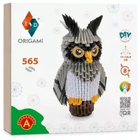 Alexander 3D Origami kūrybinis rinkinys – Pelėda ZA6073