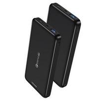 Usams US-CD92, 10000mAh, juodas (black)