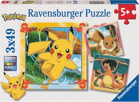 Ravensburger Pokémon 3 x 49 det.