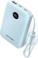 22.5w 10000mah - Vention FKAL0-C, 10000mAh, 22.5W, mėlynas (blue) - 1 nuotrauka