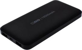 2GO Powerbank Basic, 10000mAh, juodas (black)