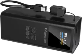 65w power bank pd - Kruger&Matz PowerBank 20000mAh, 65W, QC, PD - 1 nuotrauka