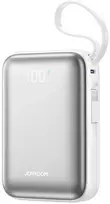 baterijos laidai - Joyroom JR-PBF29 20000mAh 22.5W Powerbank with Double Cable - White - 1 nuotrauka