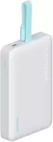 magnetinis power bank - Cuktech CP132ML 10000mAh Magnetic Power Bank, baltas - 1 nuotrauka