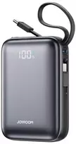 baterijos laidai - Joyroom JR-PBF29 20000mAh 22.5W išorinė baterija su dvigubu laidu - juoda - 1 nuotrauka