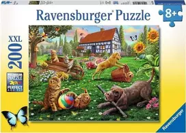 Ravensburger Cats-Dogs Playing 128280, 36 x 49 cm, 200 det.