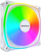 argb fan 120 mm - Montech RX120 Pro PWM Reverse Fan ARGB 120mm White - 1 nuotrauka