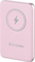 magnetinis power bank 10000 - Verbatim Charge 'n' Go Magnetic Wireless Power Bank 10000mAh Pink - 1 nuotrauka