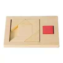Fridolin Extra Piece Square 3 medinė dėlionė