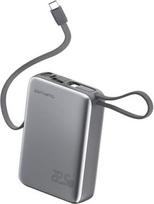 4smarts Pocket Dual Cord 20000mAh 22.5W, pilkas (grey)
