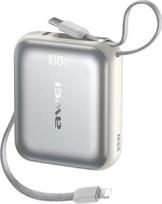 laidas asus - Awei AS-181 10000mAh 35W, sidabrinis - 1 nuotrauka