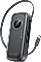 10000mah power bank - AWEI PA-9 10000mAh 22.5W juodas - 1 nuotrauka