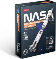 saturnas raketa - CubicFun 306-DS1059 3D dėlionė Apollo Saturn Rocket - 1 nuotrauka