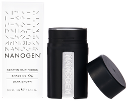 skaidulos - Nanogen Keratin Hair Fibres Dark Brown plaukų pudra - skaidulos, 15g - 1 nuotrauka