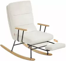supamas fotelis - Supamasis krėslas Songmics, kreminė balta (Cream White) - 1 nuotrauka