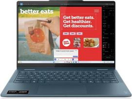 in 14 - Lenovo Yoga 7 2-in-1 14AKP10, Ryzen AI 7 350, 16 GB, 512 GB, 14", OLED, Tidal Teal (Mėlyna) - 1 nuotrauka